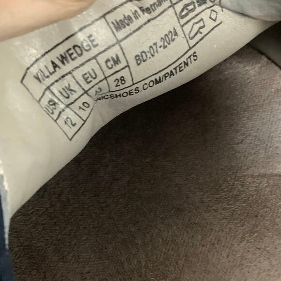 Vionic Women's 12 Black Suede Leather Willa Wedge Loafer Slip On Comfort LB12-19 - Picture 5 of 7